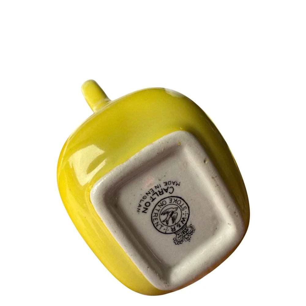 Carlton Ware Stoke On Trent‎ Tea Set Yellow and Black Pottery Made in England